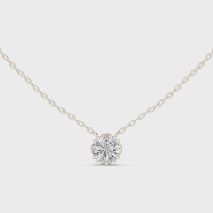 The Blossom Solitaire Pendant